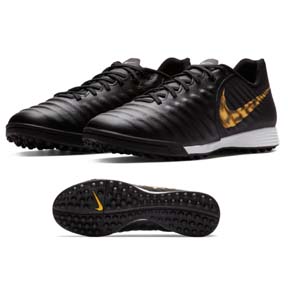 alimentar Collar Distinción Nike Tiempo Legend 7 Academy Turf Soccer Shoes (Black/Gold) @  SoccerEvolution