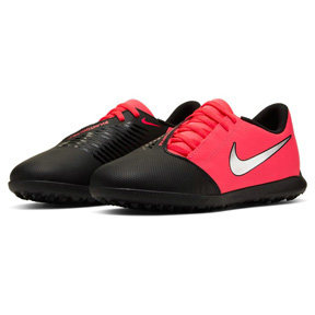 Nike Youth Phantom Venom Club Turf Soccer Shoes (Crimson/Black)