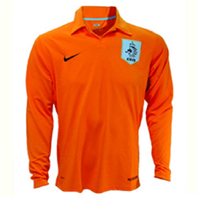 Nike Holland Long Sleeve Soccer Jersey (Home 2007) @ SoccerEvolution.com Soccer Store