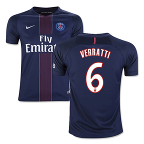 Nike Youth Paris Saint-Germain Verratti #6 Jersey (Home 16/17)