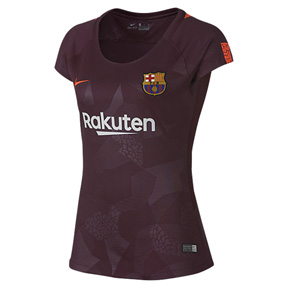Nike Womens Barcelona Soccer Jersey (Alternate 17/18)