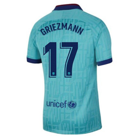Nike Youth Barcelona Griezmann #17 Soccer Jersey (Alternate 19/20)