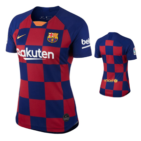 Nike Womens  Barcelona  Soccer Jersey (Home 19/20)