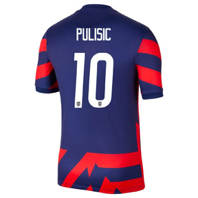 Nike USA Pulisic #10 Soccer Jersey (Away 21/22) @ SoccerEvolution