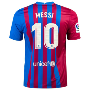 Nike  Barcelona  Lionel Messi #10 Soccer Jersey (Home 21/22)