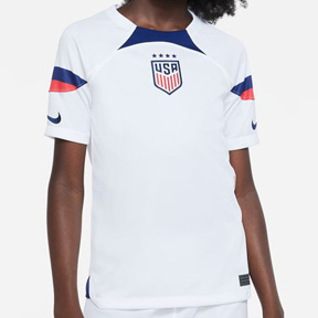 Nike Youth  USA  4 Star Soccer Jersey (Home 22/24)