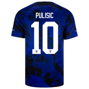 Nike USA Pulisic #10 World Cup 2022 Soccer Jersey (Away 22/24) @  SoccerEvolution