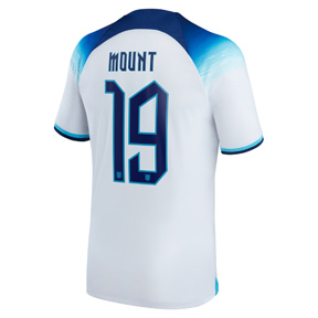 Nike  England  Mount #19 World Cup 2022 Soccer Jersey (Home 22/24)
