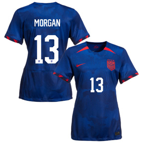 Nike  Womens  USA  Alex Morgan #13 USWNT Jersey (Away 23/24)