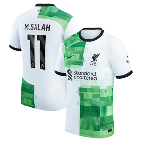 Nike  Liverpool  Salah #11 Soccer Jersey (Away 23/24)