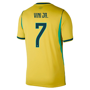 Nike Youth  Brazil Vini Jr. #7 Soccer Jersey (Home 26/28)