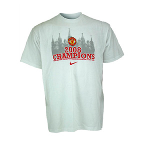 Nike Manchester United 2008 Champions League Soccer Tee