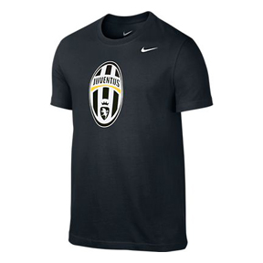 Nike Juventus Core Basic Crest Soccer Tee (Black)