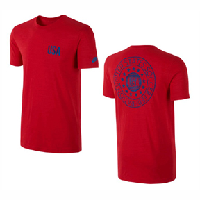 Nike USA Covert Soccer Tee (Red)