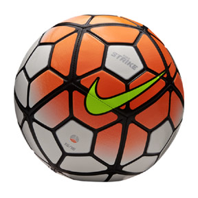Nike Strike Soccer Ball (Total Orange/White) @ SoccerEvolution