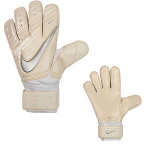 Nike GK  Premier SGT Soccer Goalie Glove (White/Chrome)