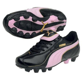 Puma Youth Esito XL i FG Soccer Shoes (Black/Pink)