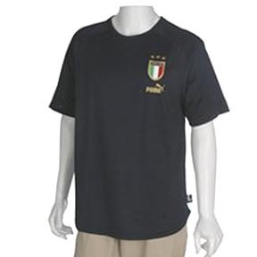 Puma Italy PES Soccer Training Jersey (Navy)