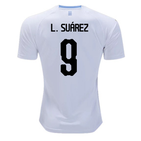 Luis Suárez historical Uruguay jersey