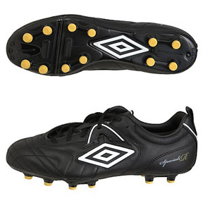 Umbro Speciali R Premier A HG Soccer Shoes (Black/White)