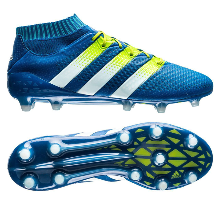 Trek gaan beslissen Makkelijker maken adidas ACE 16.1 Primeknit FG Soccer Shoes (Blue/Green) @ SoccerEvolution