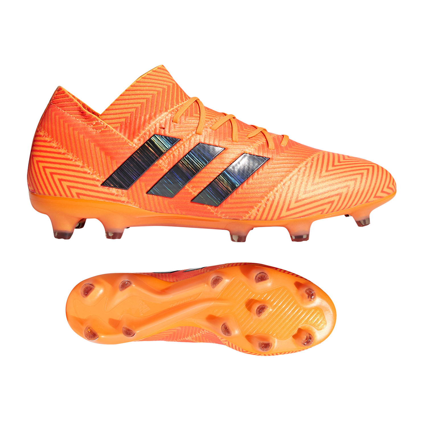 adidas Lionel Messi Nemeziz 18.1 FG Soccer Shoes (Zest) @ SoccerEvolution