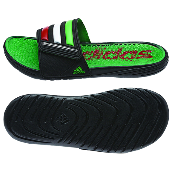 adidas soccer flip flops