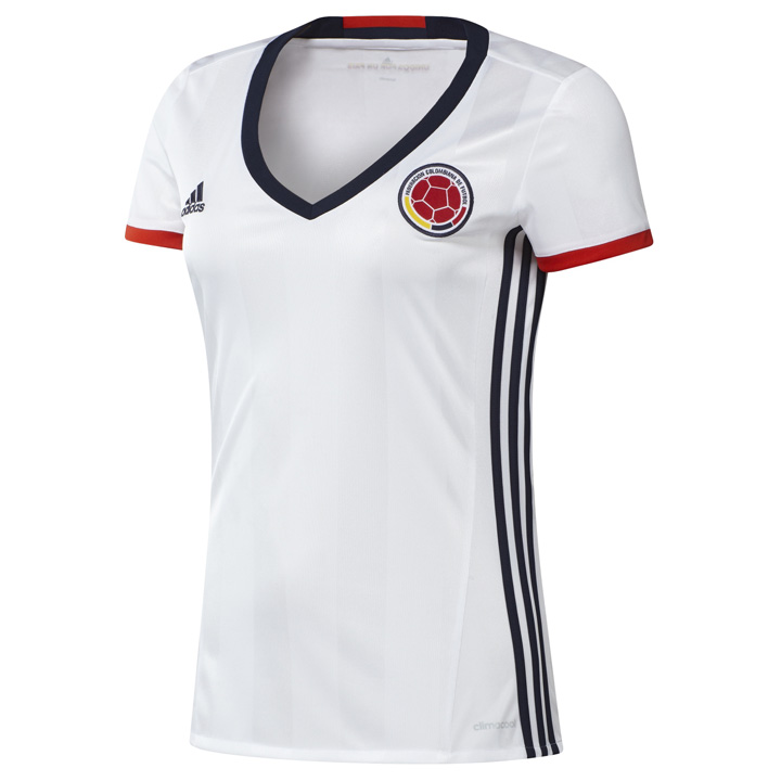 adidas Womens Colombia Soccer Jersey (Home 2016/17) SoccerEvolution