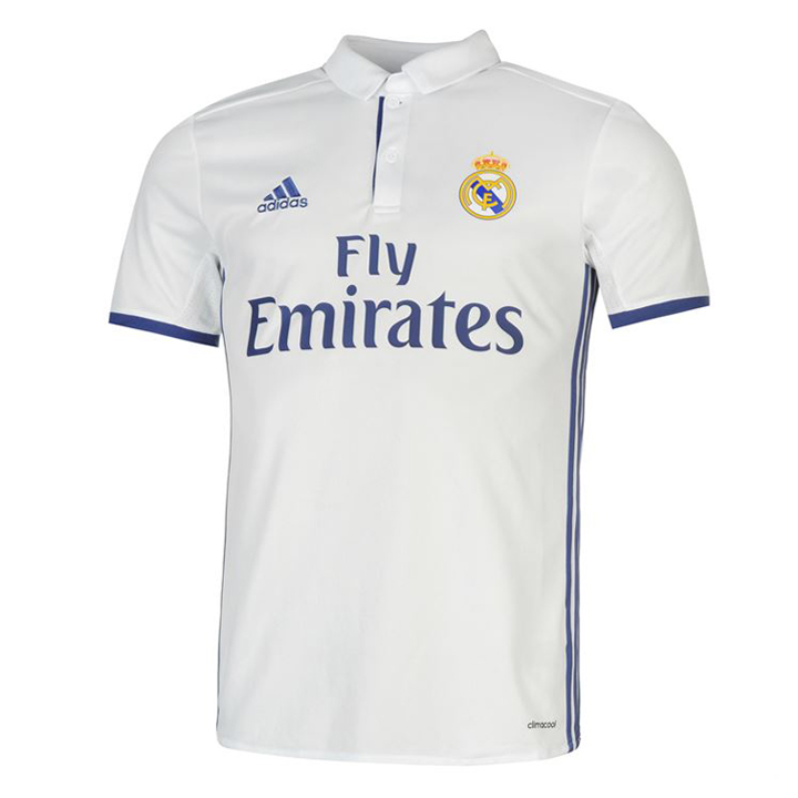 adidas Youth Real Madrid Soccer Jersey (Home 16/17) @ SoccerEvolution