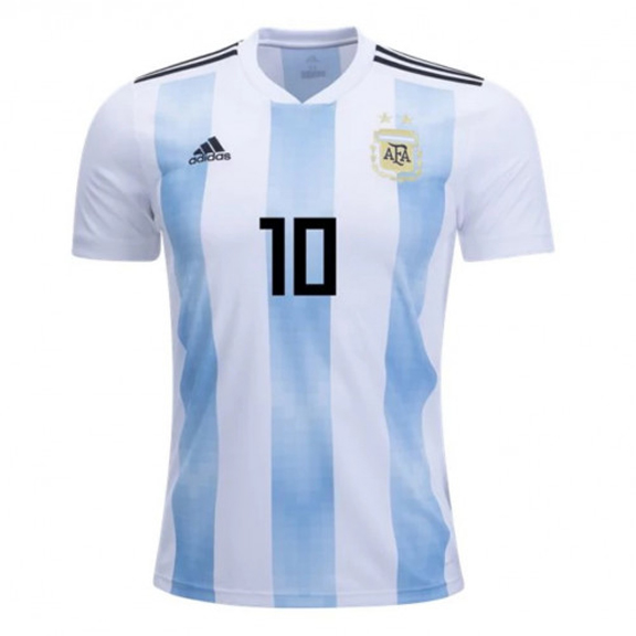 adidas Youth Argentina Lionel Messi #10 Jersey (Home 18/19 ...