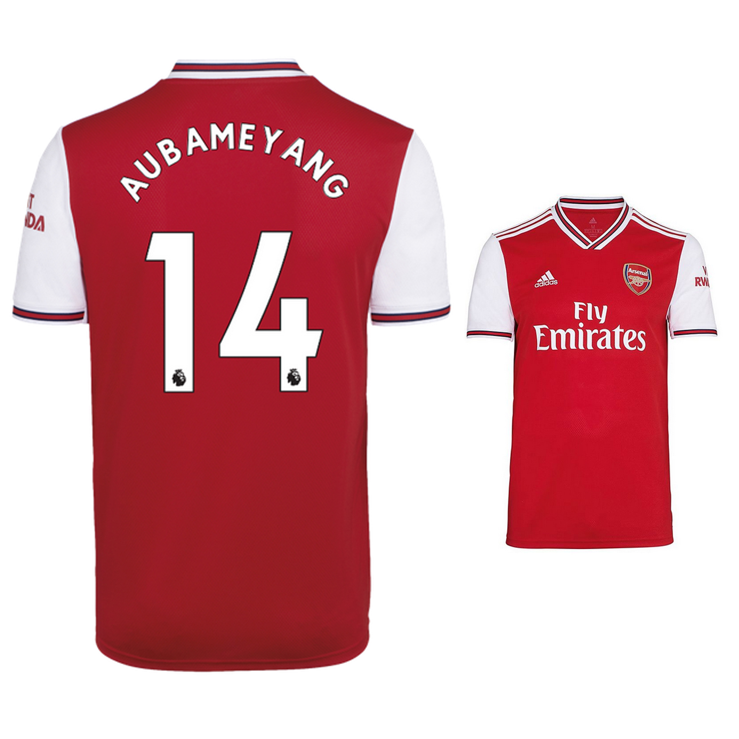 Download adidas Arsenal Aubameyang #14 Soccer Jersey (Home 19/20 ...