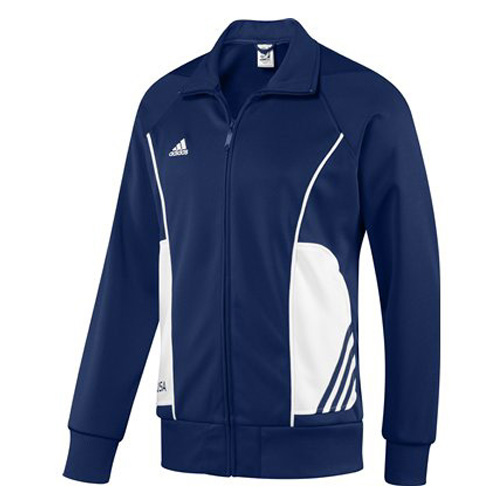 adidas USA World Cup Soccer Track Top (Navy Blue/White) @ SoccerEvolution