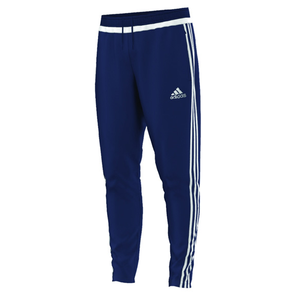 adidas Tiro 15 Soccer Training Pant (Blue/White) SoccerEvolution