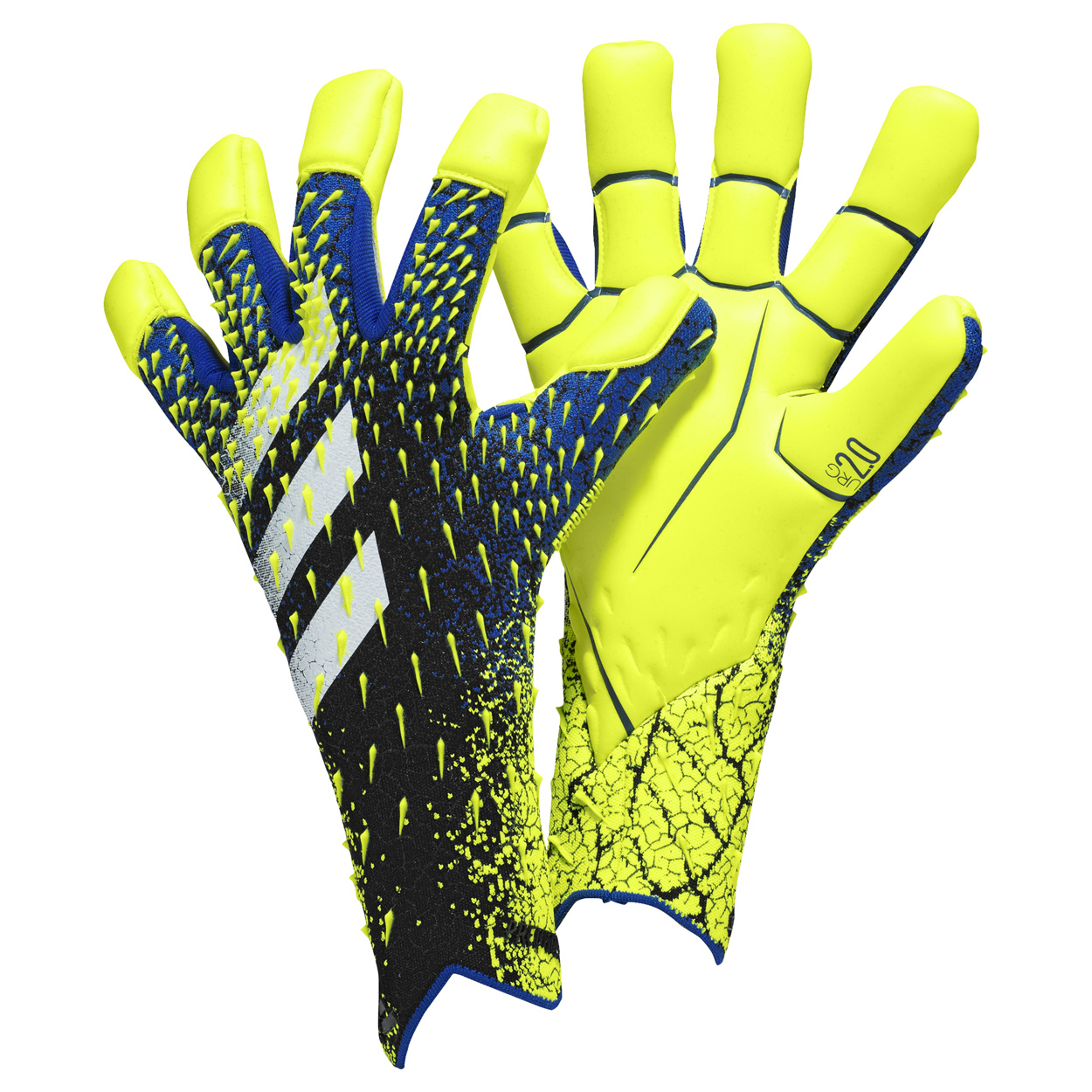 adidas Predator 20 Pro Hybrid Soccer Goalie Glove (Yellow/Black) @  SoccerEvolution