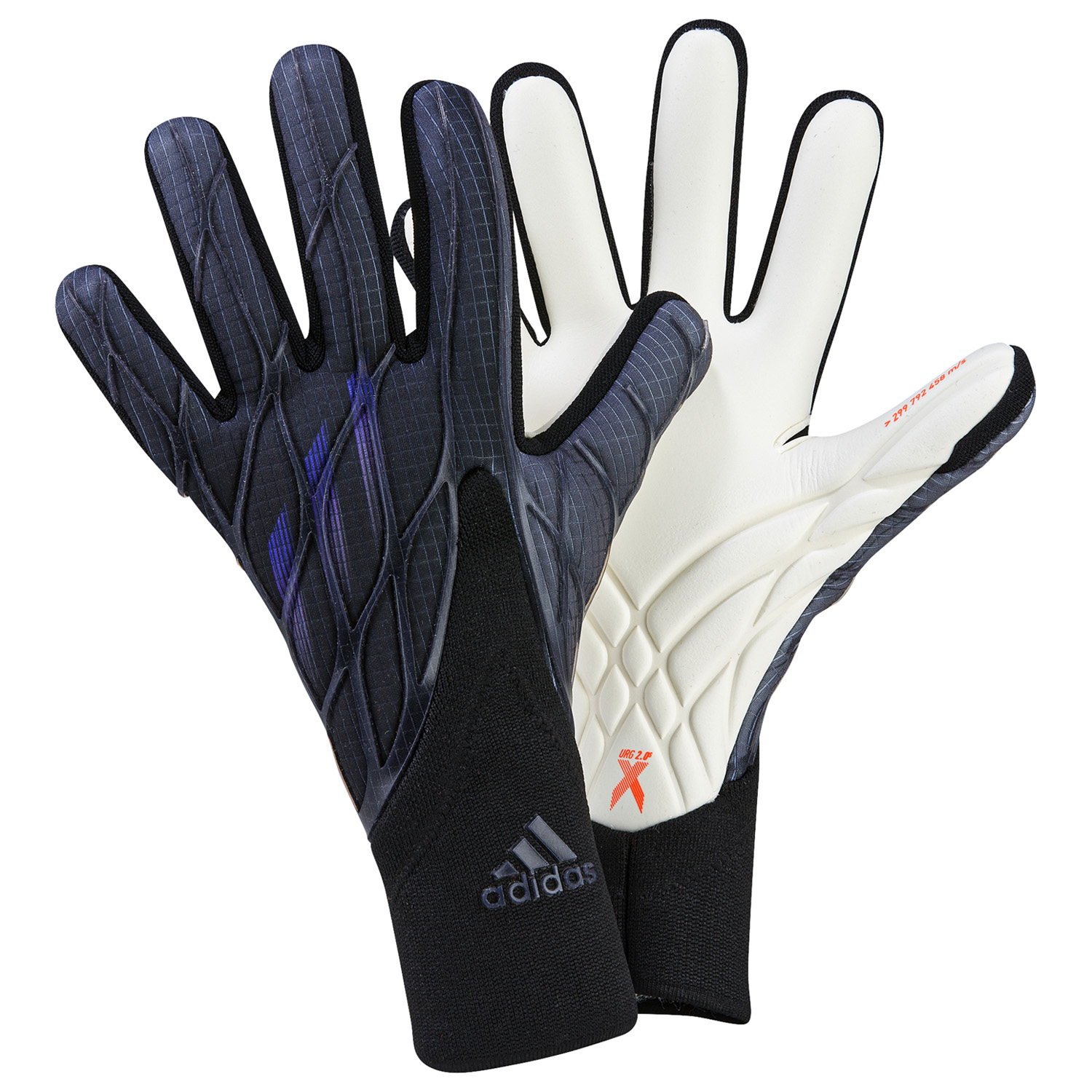 adidas X 20 Pro Soccer Goalie Glove (Black/Sonic Ink) SoccerEvolution