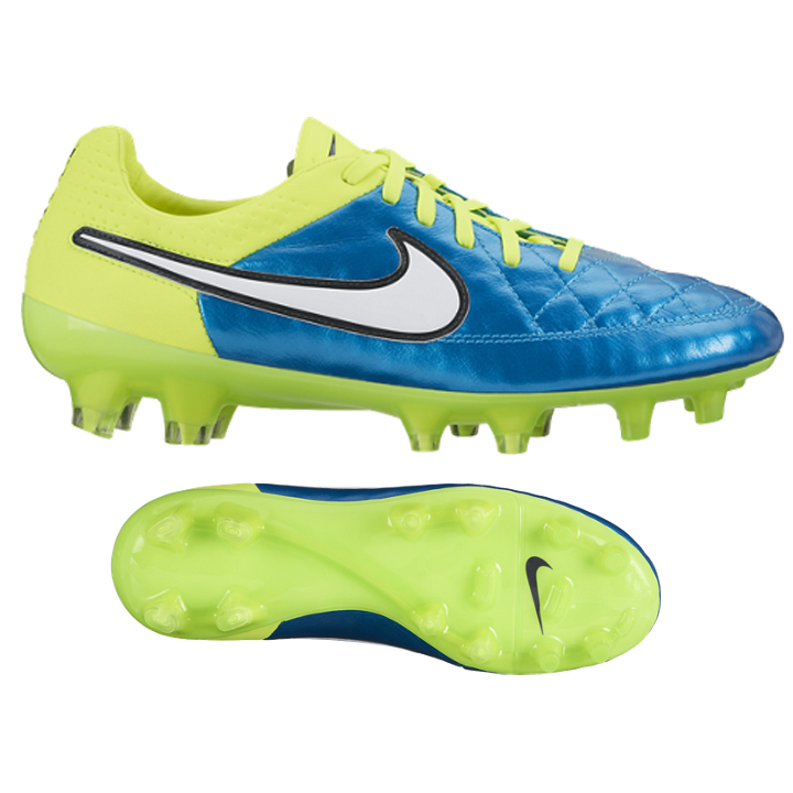 Nike Womens Tiempo Legend V FG Soccer Shoes (Blue Lagoon) SoccerEvolution