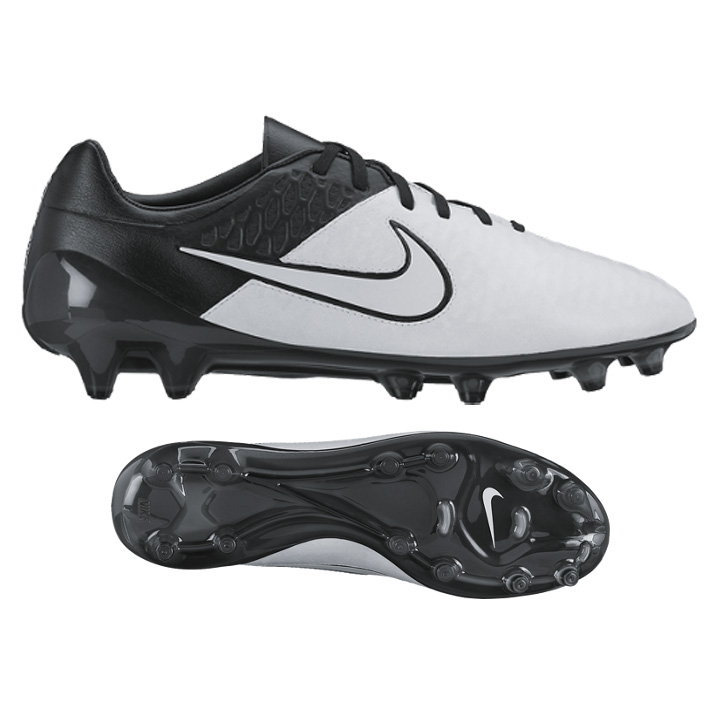 Nike Magista Opus Leather FG Soccer Shoes (Light Bone/Black ...