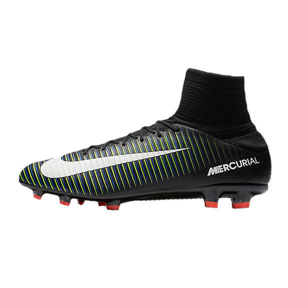 Nike Mercurial Veloce III FG Soccer Shoes (Black/White/Green ...