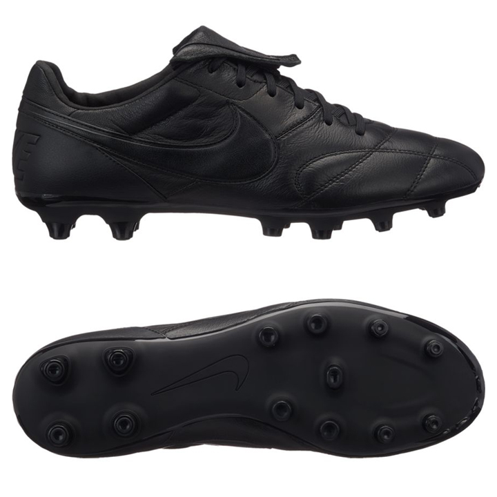 all black nike football boots