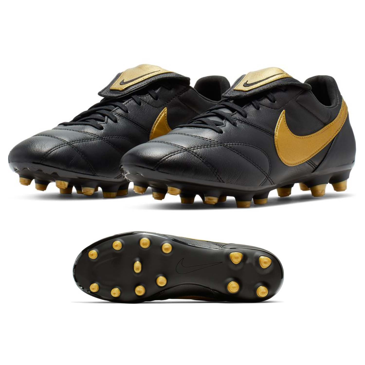 nike premier 2. black and gold