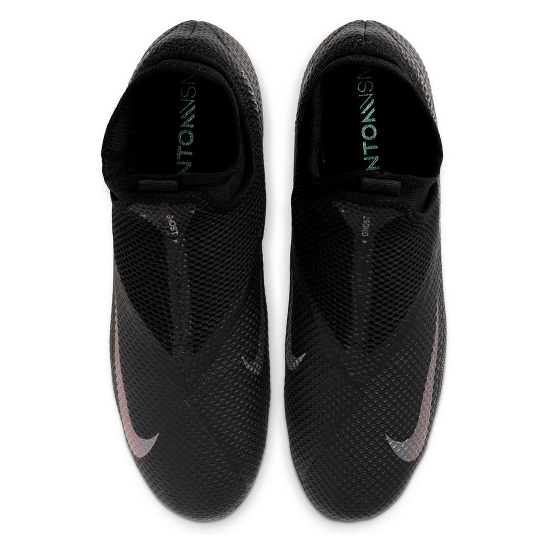 Nike Phantom Vision 2 Academy DF FG Soccer Shoes (Black/Black ...