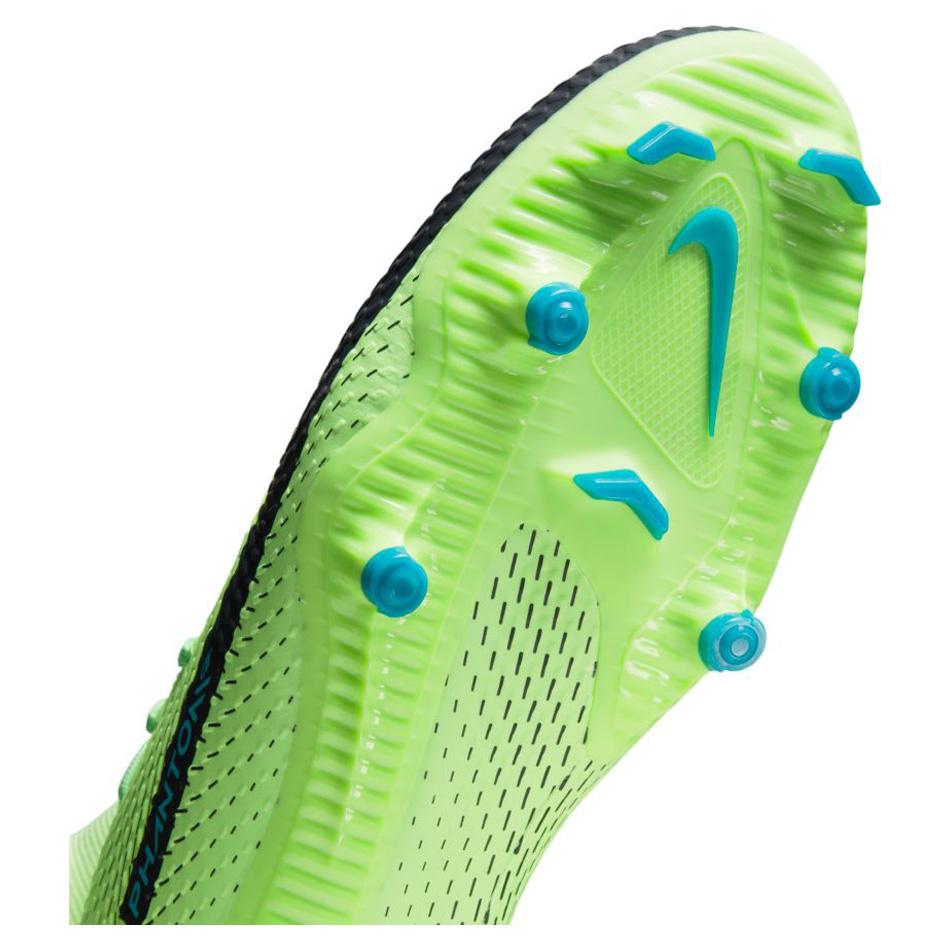 Nike Phantom GT Academy DF FG/MG Soccer Shoes (Lime Glow) @ SoccerEvolution