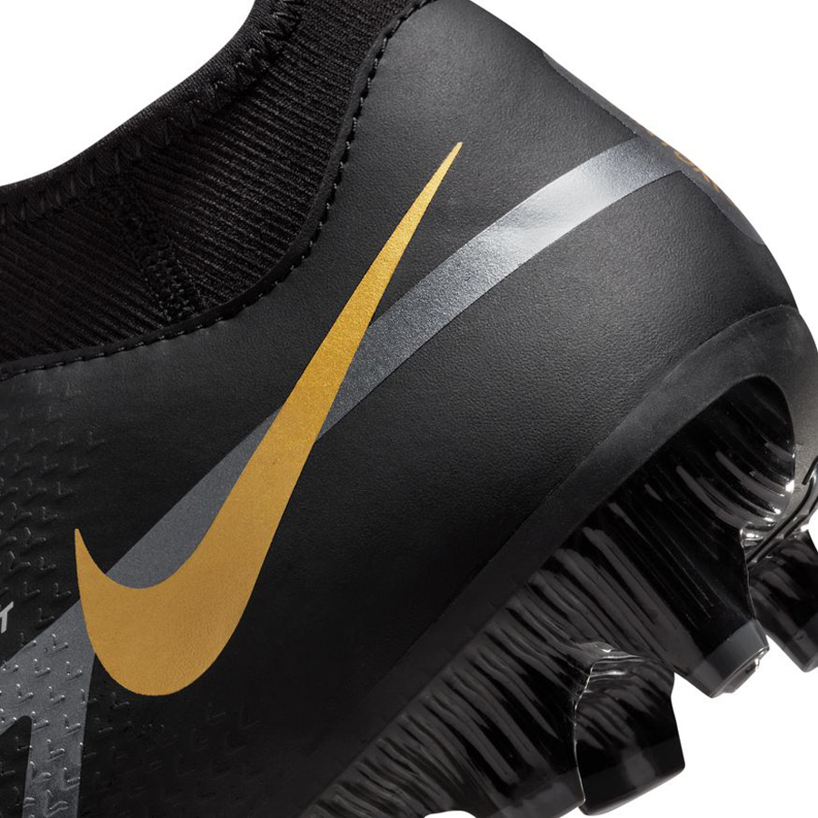 Nike Phantom GT2 Academy DF FG Soccer Shoes (Black/Gold) @ SoccerEvolution