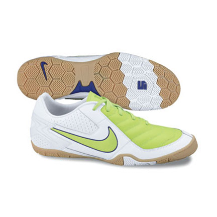 Nike NIKE5 Zoom T-3 FreeStyle Indoor Soccer Shoes (White/Green ...