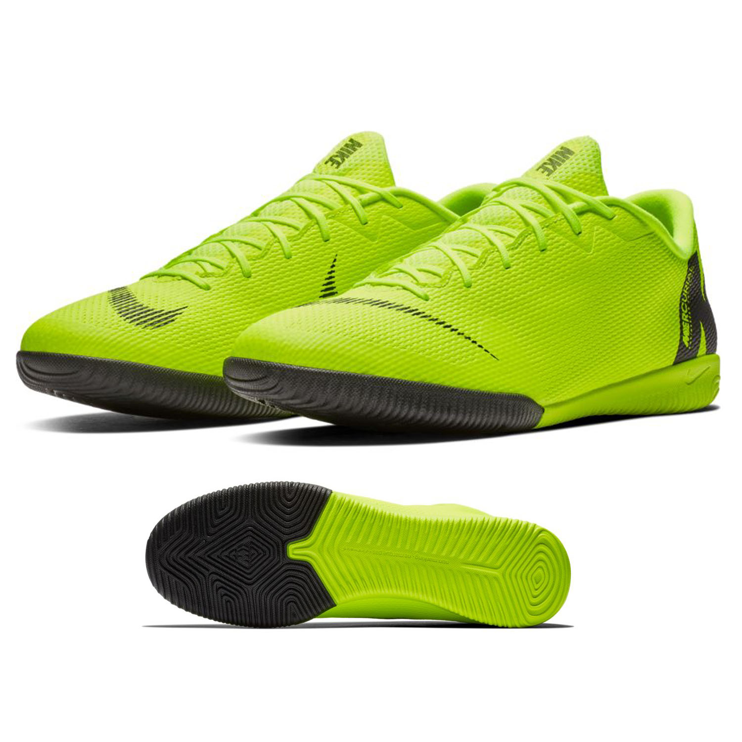 Bolsa País de origen Poner Nike Mercurial Vapor XII Academy Indoor Soccer Shoes (Volt) @  SoccerEvolution