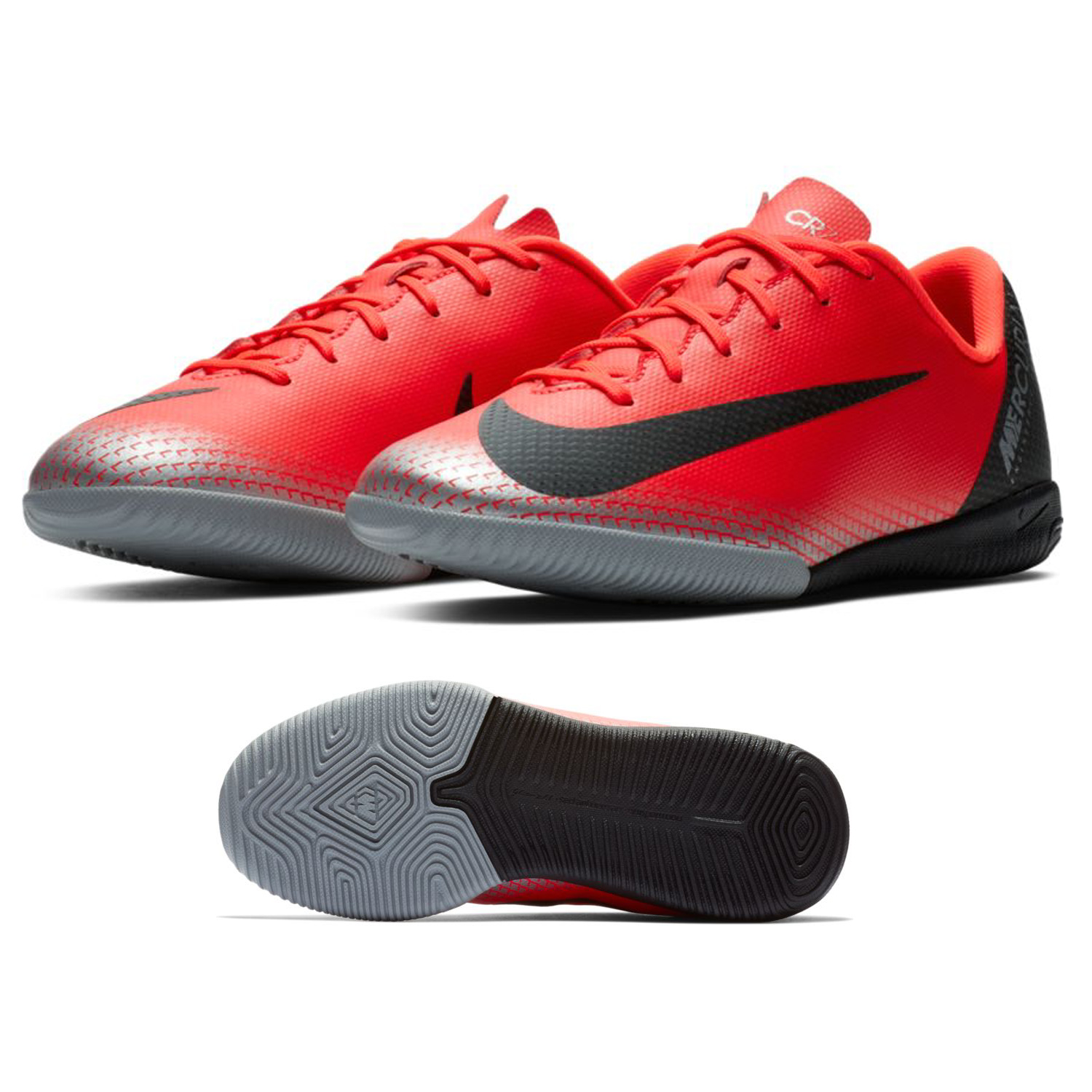 Nike Youth Ronaldo MercurialX Vapor Academy Indoor (Red) @ SoccerEvolution