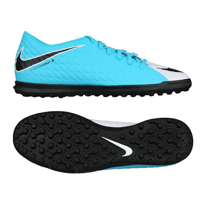 Nike HypervenomX Phade III Turf Soccer Shoes (Photo Blue/White ...