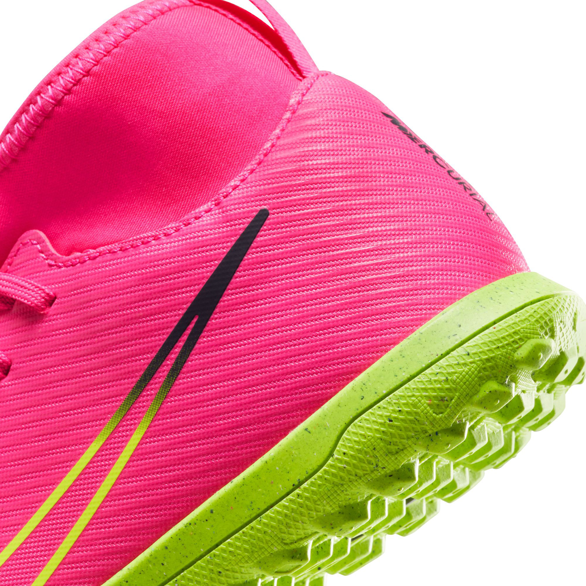 Nike Youth Mercurial Superfly 9 Club Turf Shoes (Pink Blast/Volt ...