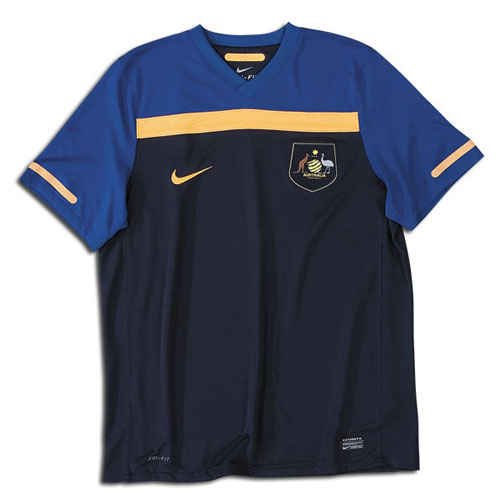 Nike Australia Soccer Jersey (Away 10/11) SoccerEvolution