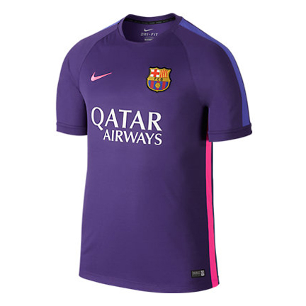 Nike Barcelona Soccer Training Jersey (Purple 2015) @ SoccerEvolution.comÂ® Soccer Store